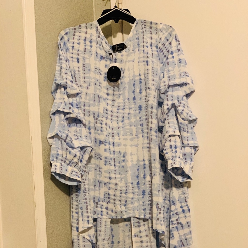 High low tunic blouse.